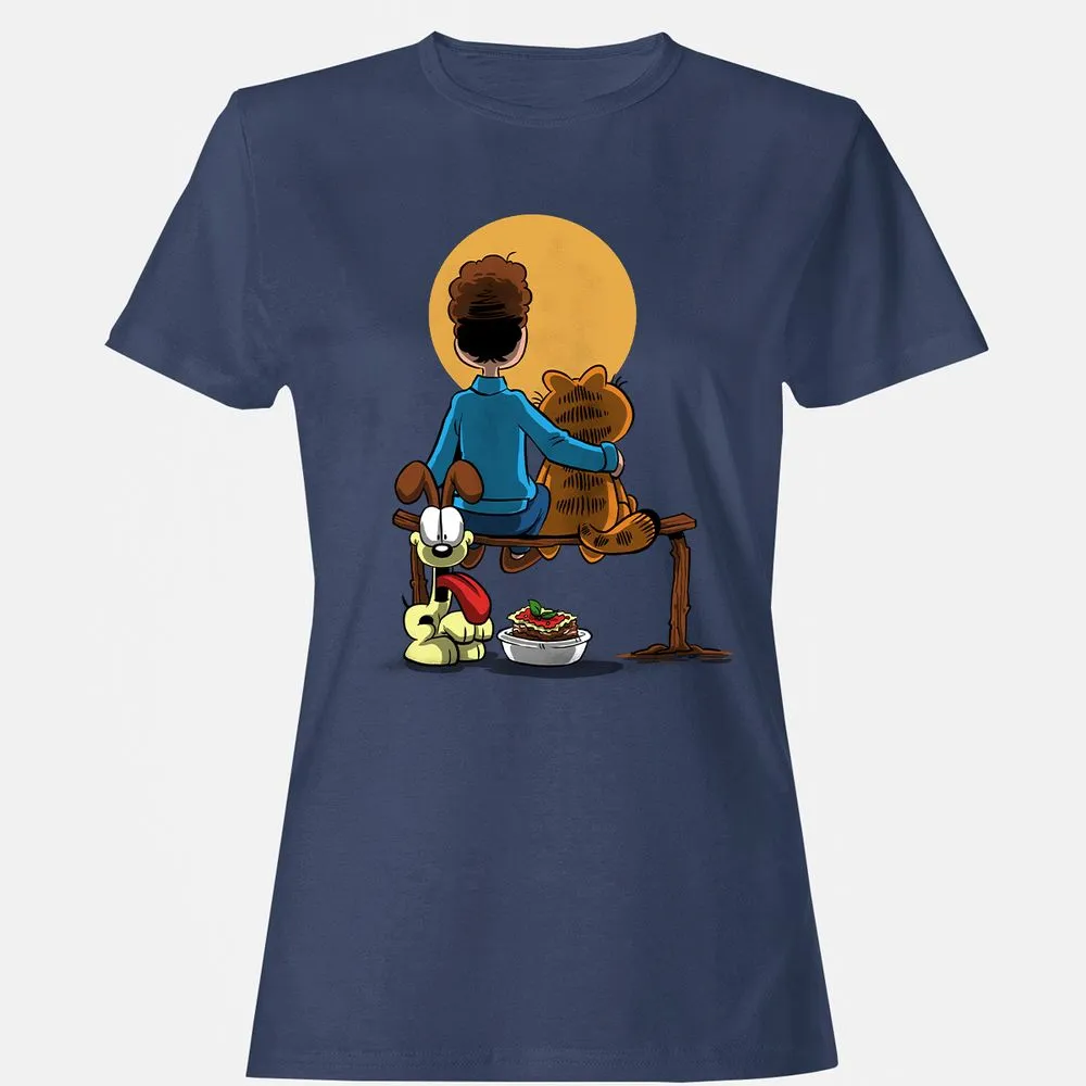 Women's T-Shirt - E71ZGHQ3 - Navy - 10