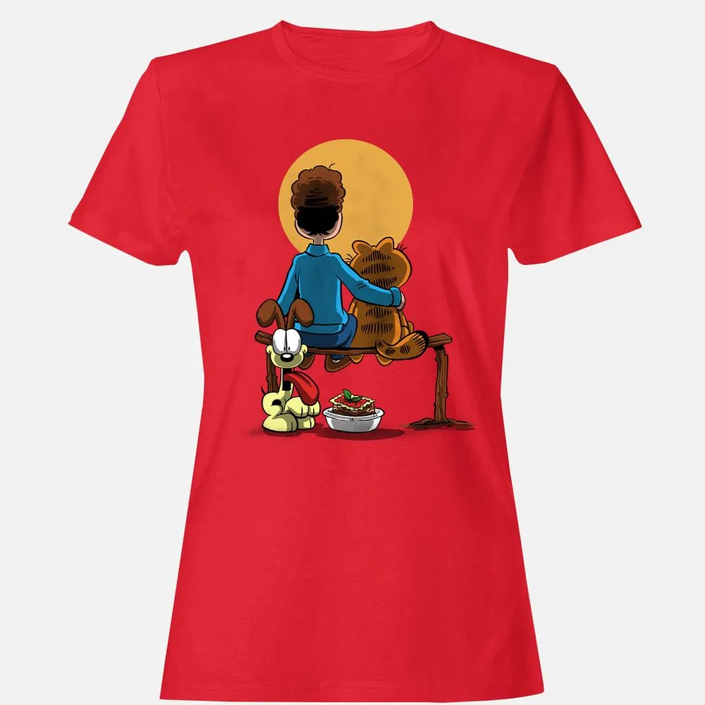 Women's T-Shirt - E71ZGHQ3 - Red - 13