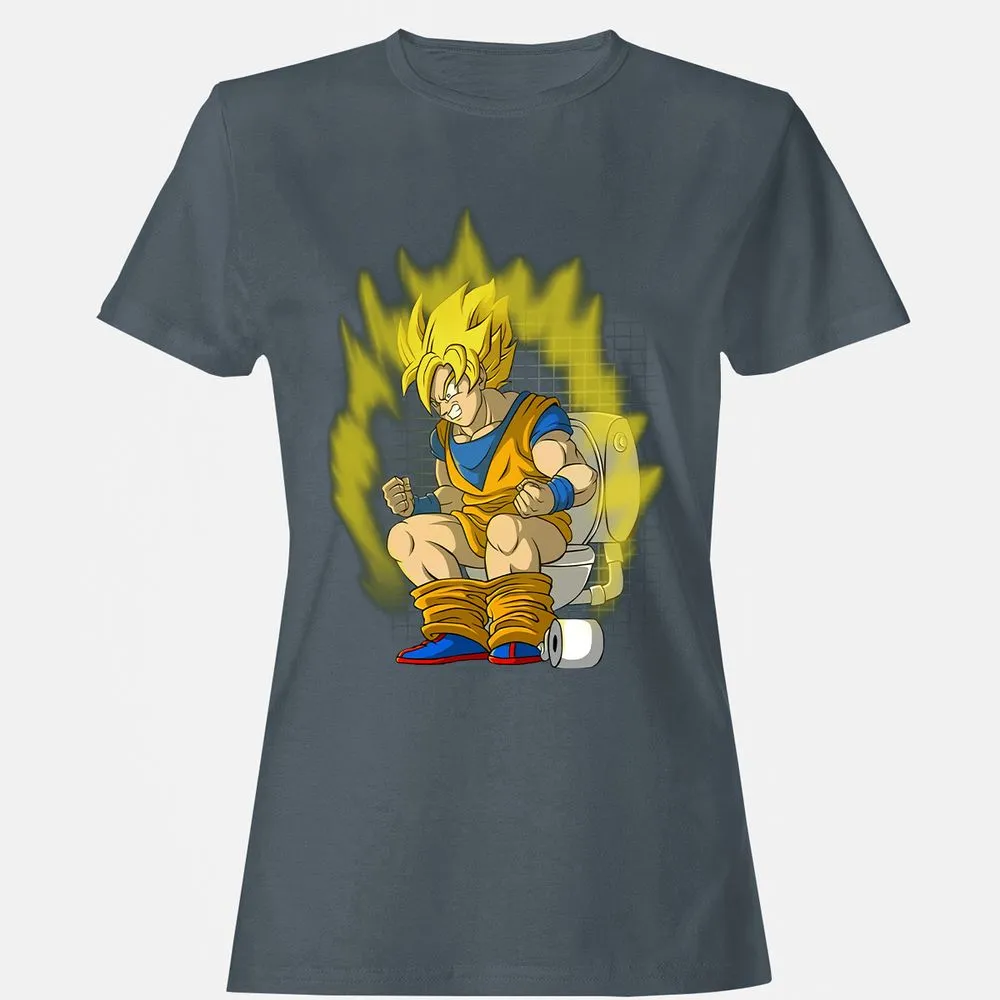 Women's T-Shirt - B1EDU8Q7 - Charcoal - 3