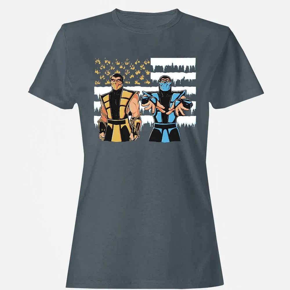 Women's T-Shirt - N4VBYQLL - Charcoal - 3
