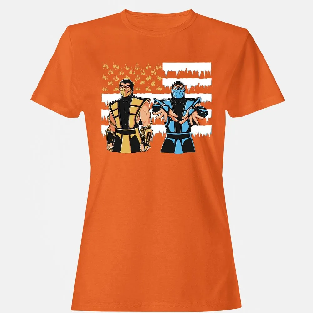 Women's T-Shirt - N4VBYQLL - Orange - 11