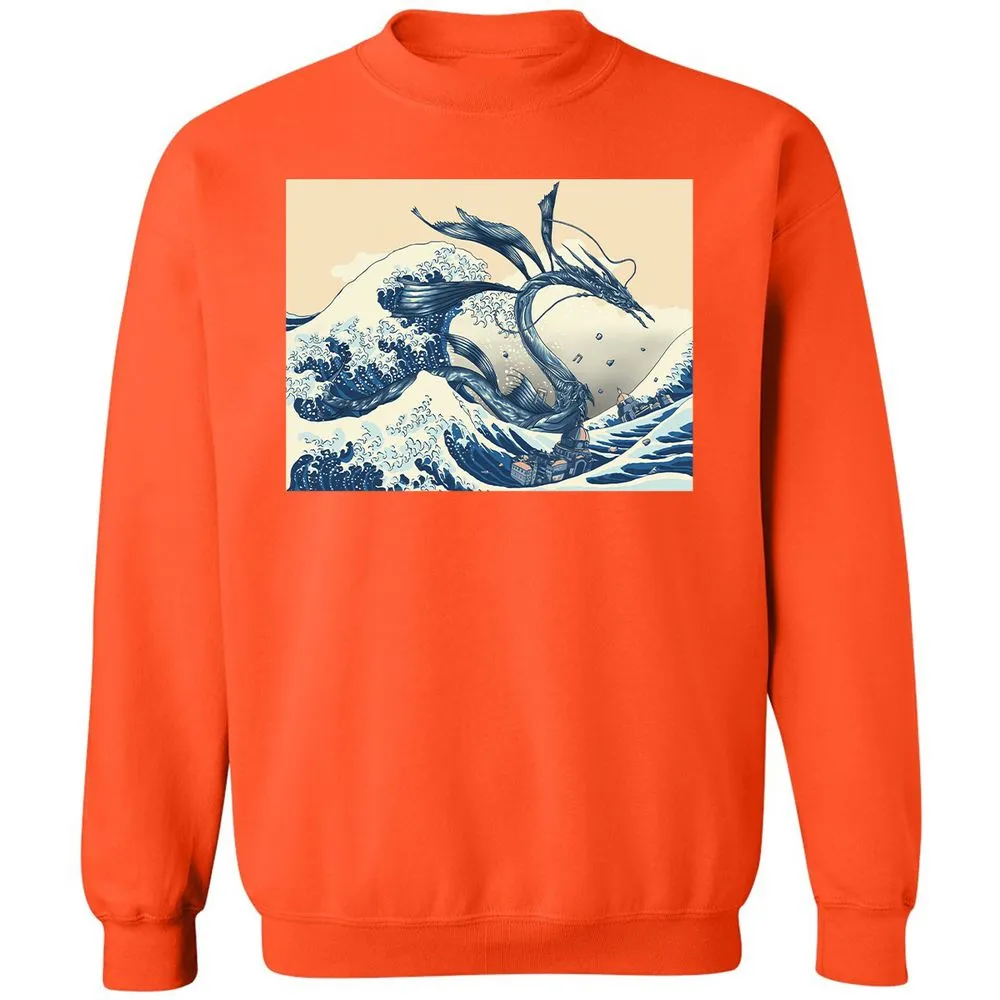 Classic Unisex Sweatshirt - P4Y1BWPE - Orange - 10