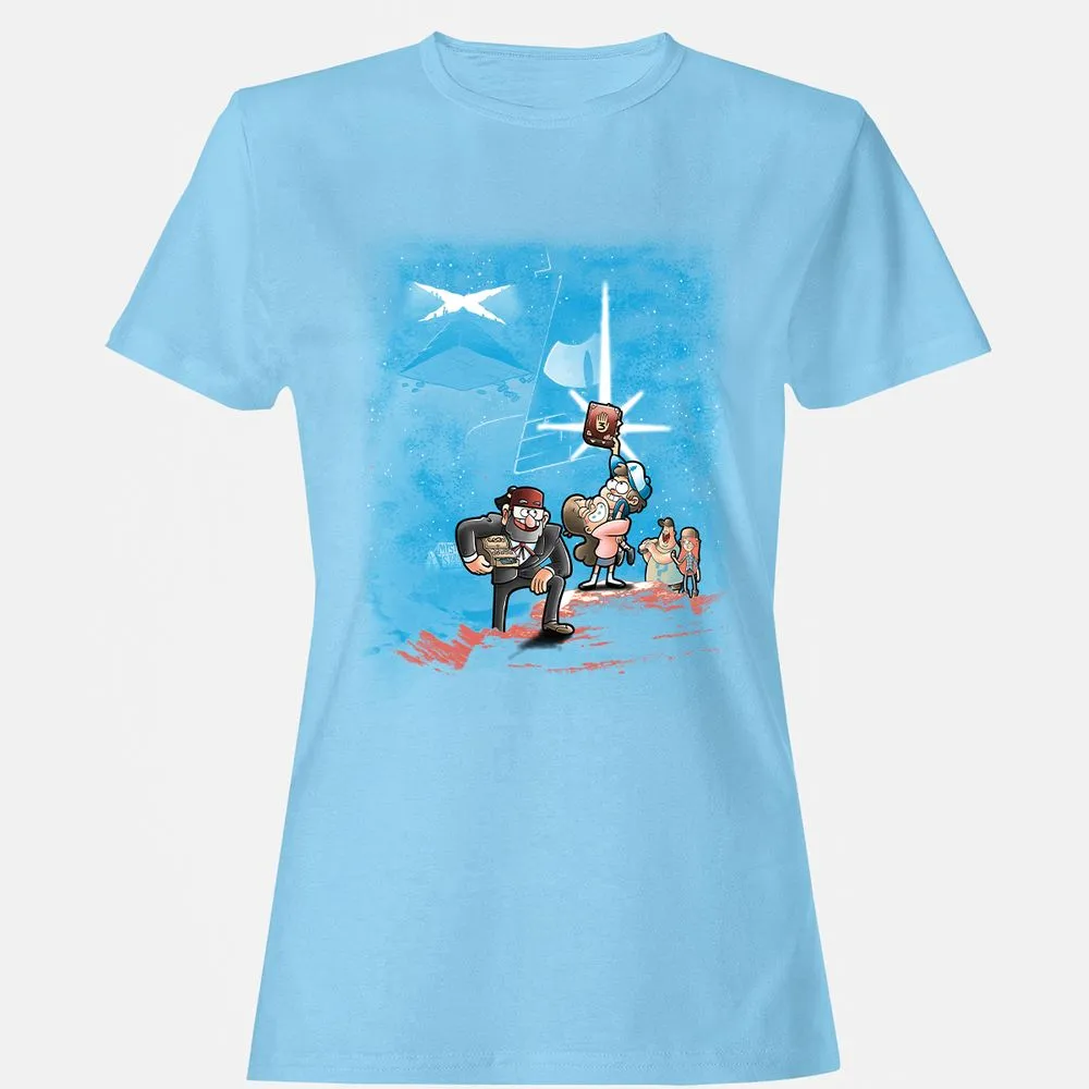 Women's T-Shirt - 3BTMQRP5 - Light Blue - 8
