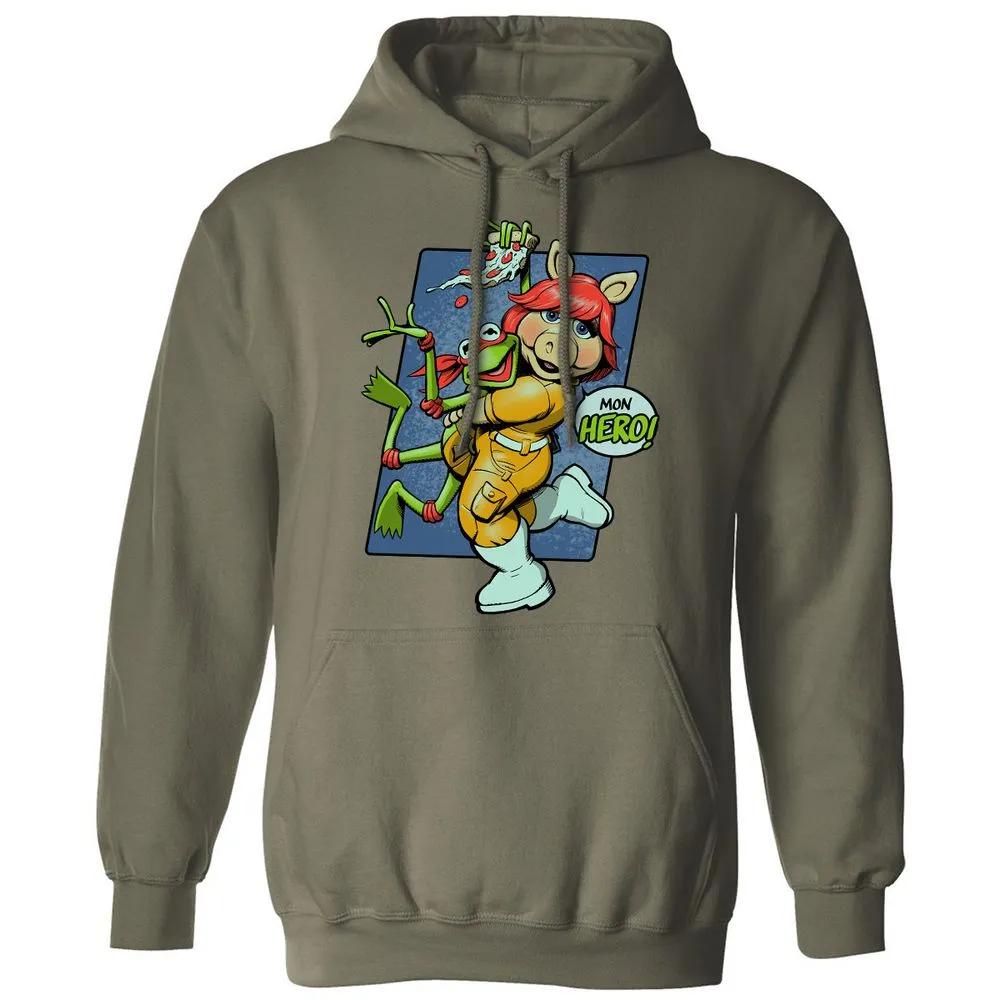 Classic Unisex Hoodie - P6D39PWA - Military Green - 4