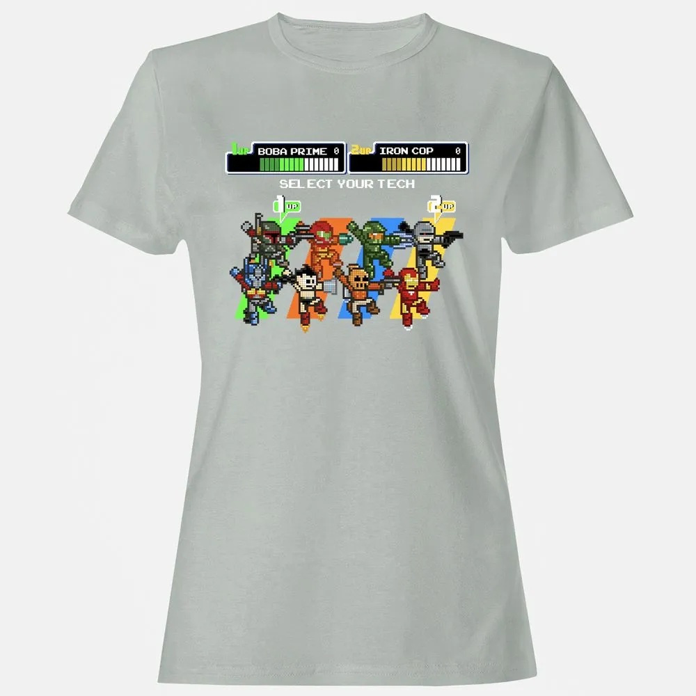 Women's T-Shirt - 72DLDH1L - Ash - 2