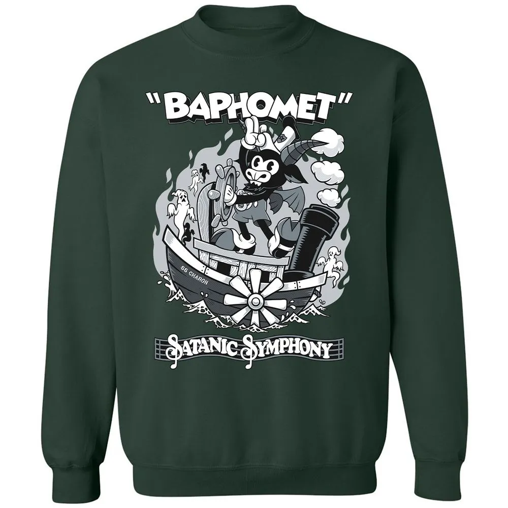 Classic Unisex Sweatshirt - SJ979R8J - Forest Green - 4