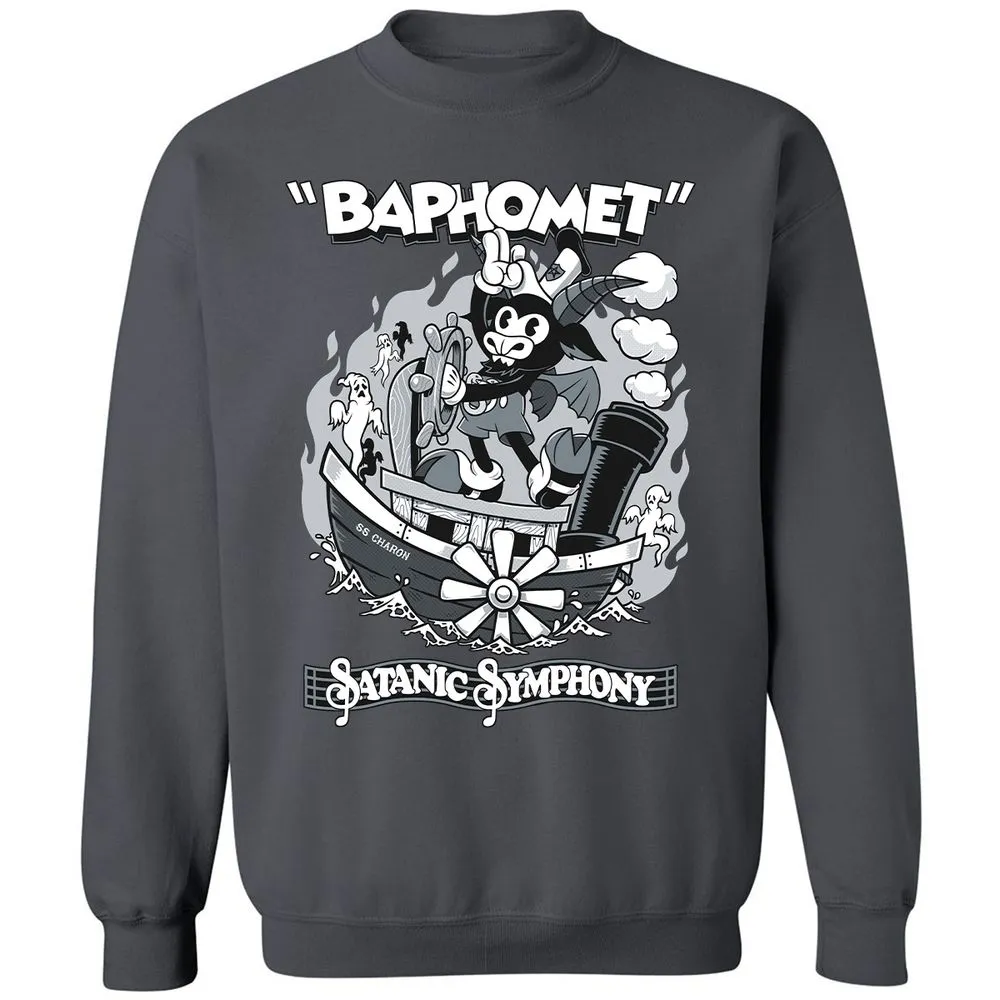 Classic Unisex Sweatshirt - SJ979R8J - Charcoal - 7