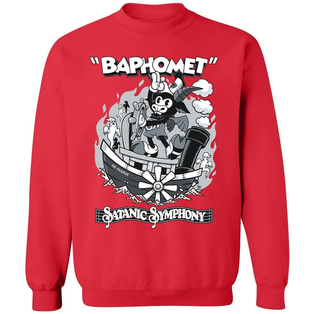 Classic Unisex Sweatshirt - SJ979R8J - Red - 5