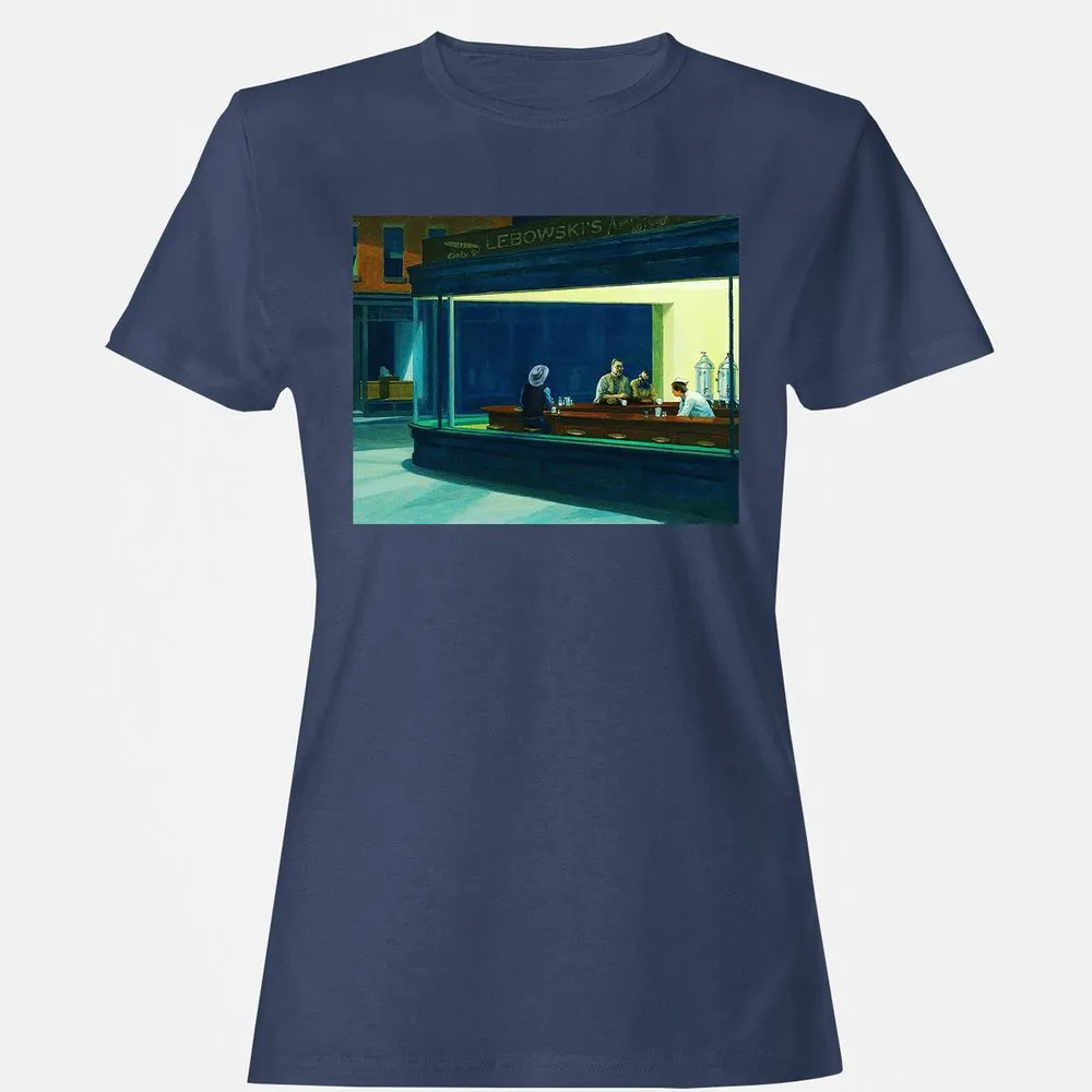 Women's T-Shirt - 4CTHHCV3 - Navy - 10