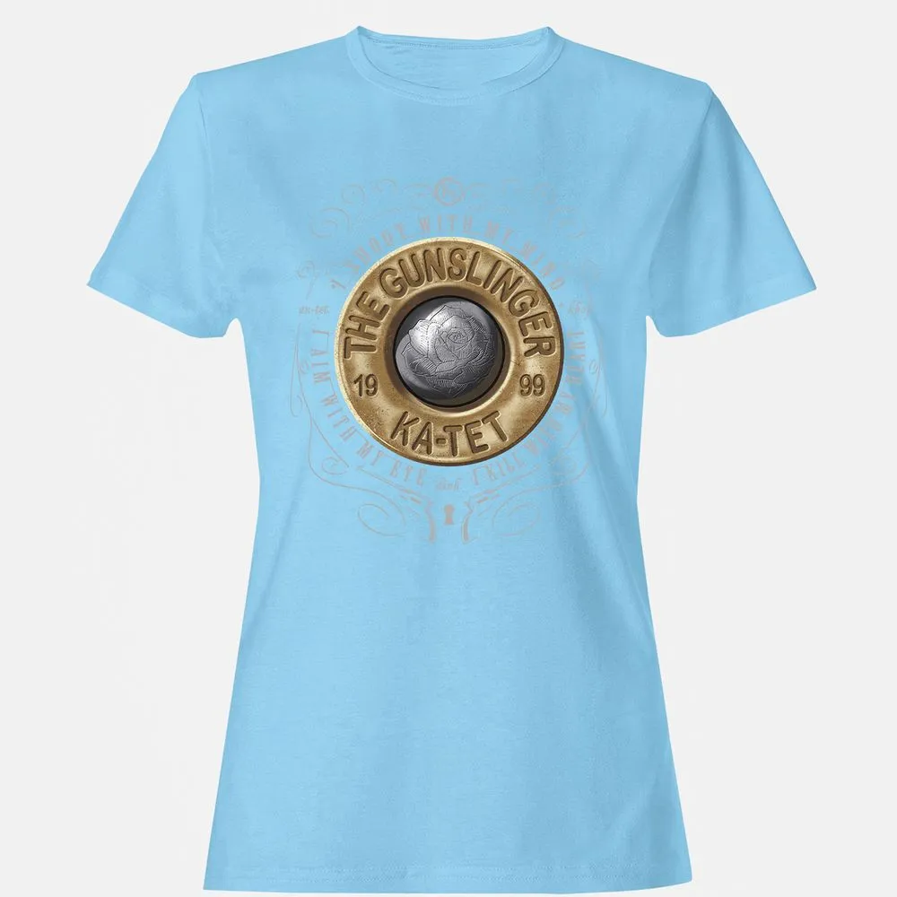 Women's T-Shirt - 7XUYXPV7 - Light Blue - 8