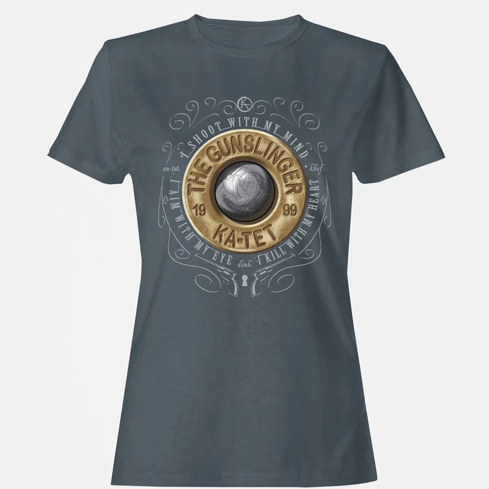 Women's T-Shirt - 7XUYXPV7 - Charcoal - 3