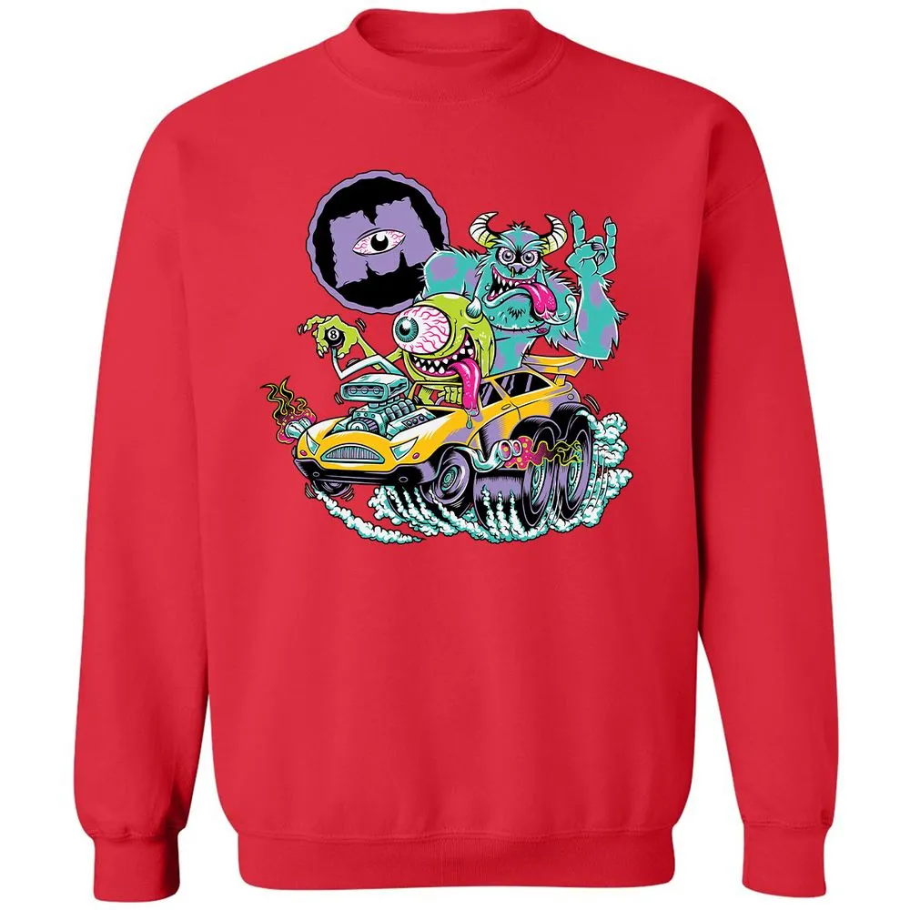 Classic Unisex Sweatshirt - BQAZGYV9 - Red - 5