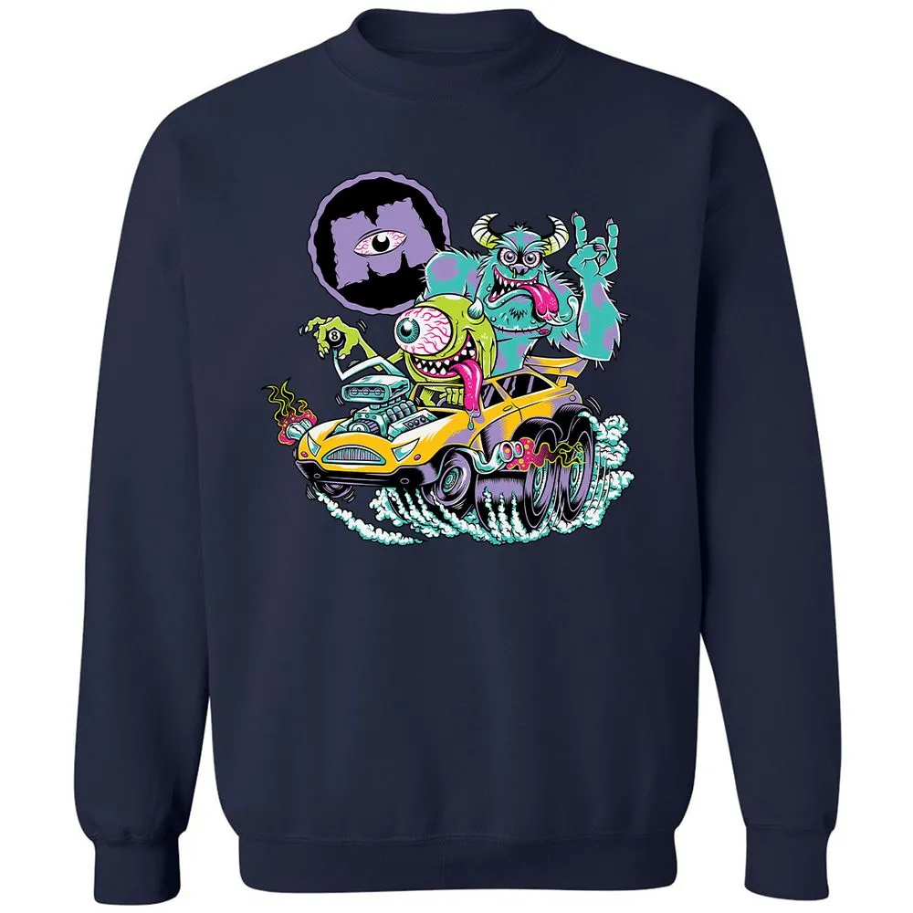 Classic Unisex Sweatshirt - BQAZGYV9 - Navy - 2