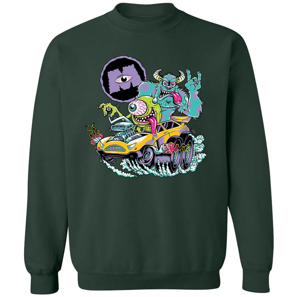 Classic Unisex Sweatshirt - BQAZGYV9 - Forest Green - 4