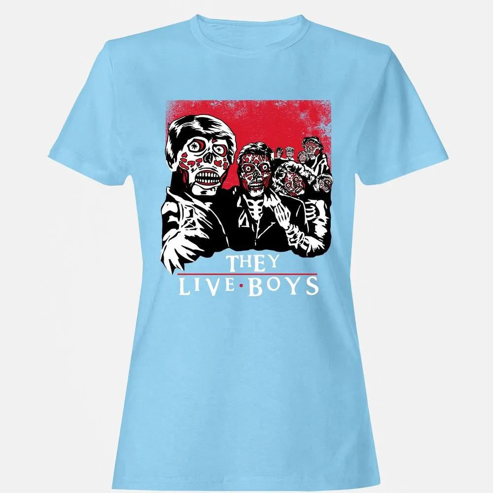 Women's T-Shirt - G97NYVUU - Light Blue - 8