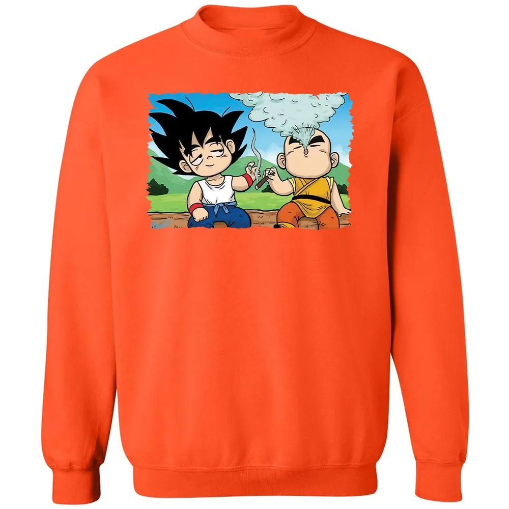 Classic Unisex Sweatshirt - Q5GU6DD2 - Orange - 10