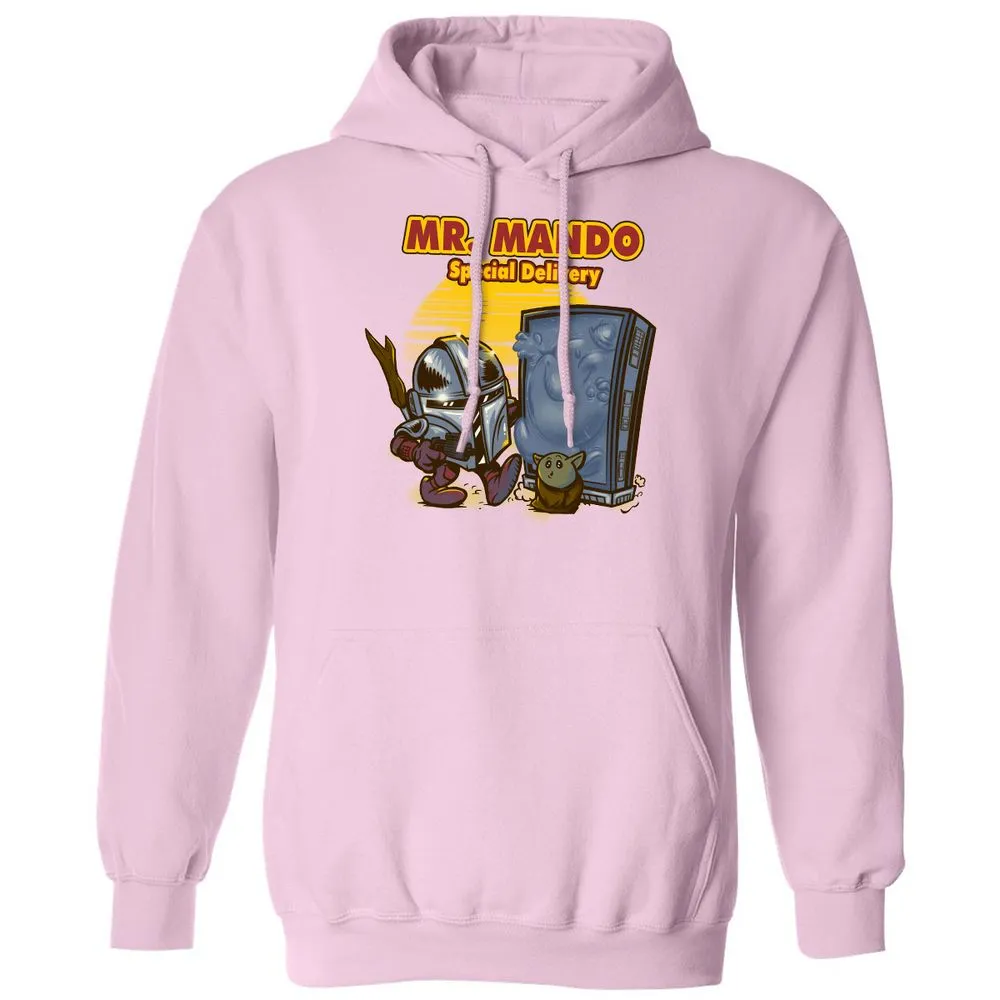 Classic Unisex Hoodie - YSURBPWN - Light Pink - 3