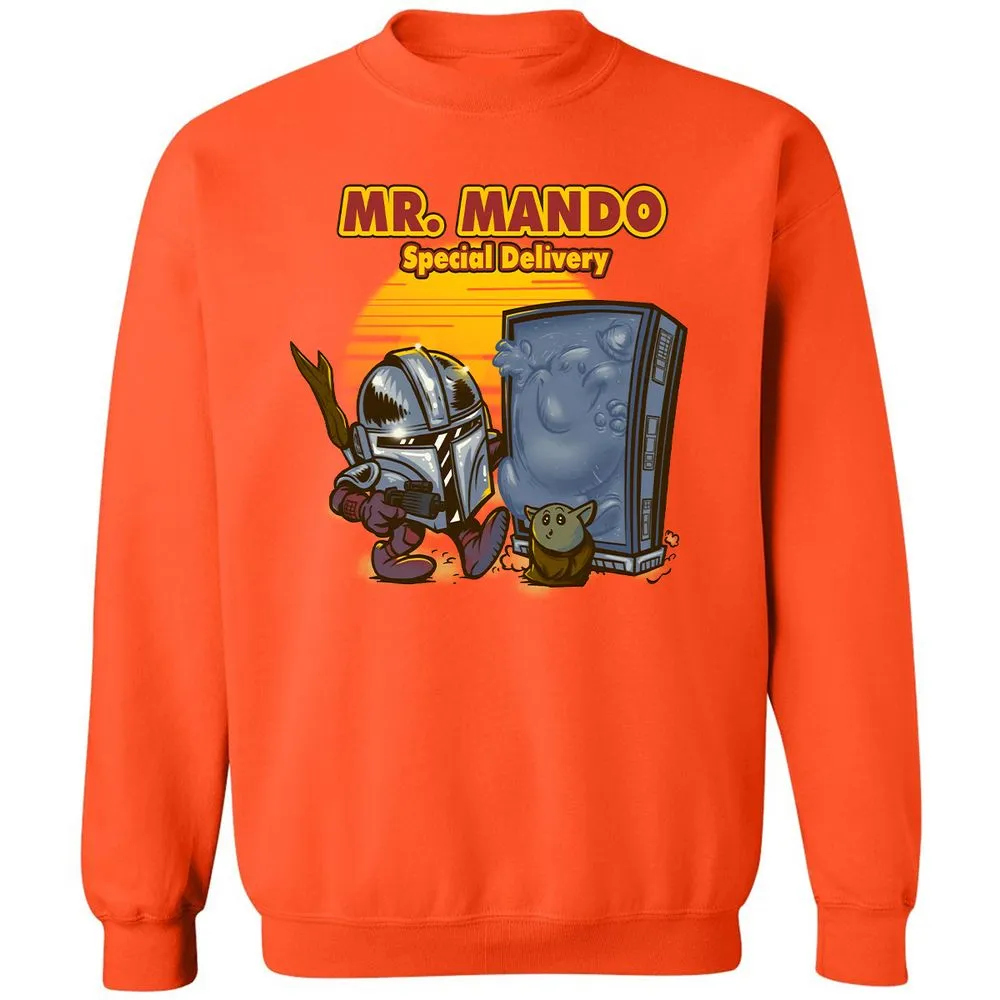 Classic Unisex Sweatshirt - UM8WQPSK - Orange - 10