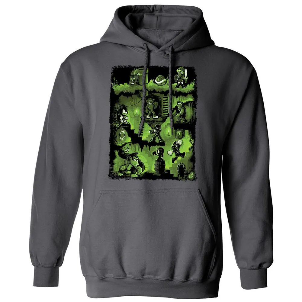 Classic Unisex Hoodie - YZVWK756 - Charcoal - 7