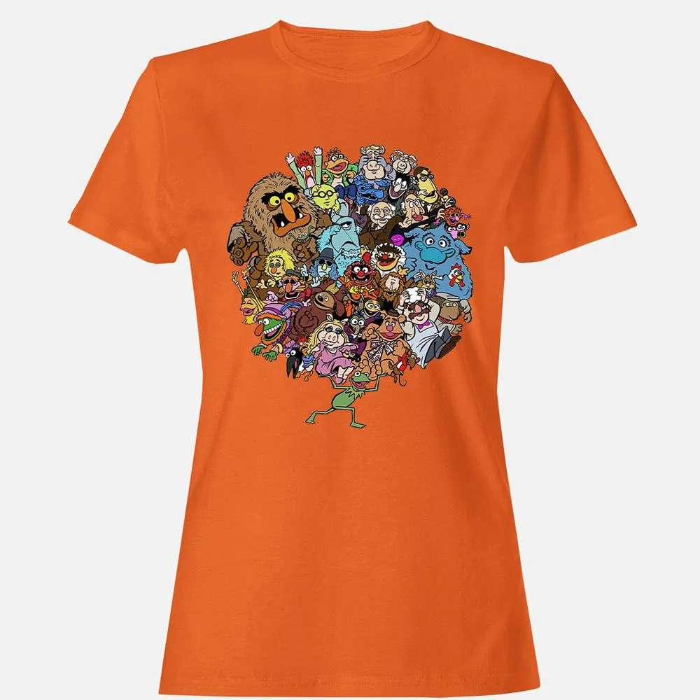 Women's T-Shirt - 4V6SHPYQ - Orange - 11
