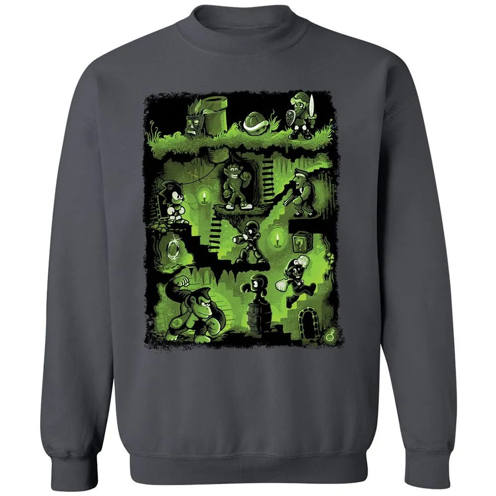 Classic Unisex Sweatshirt - B8ZJ797E - Charcoal - 7