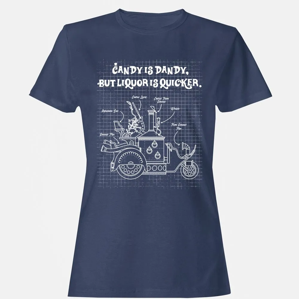 Women's T-Shirt - 11QSFSF2 - Navy - 10