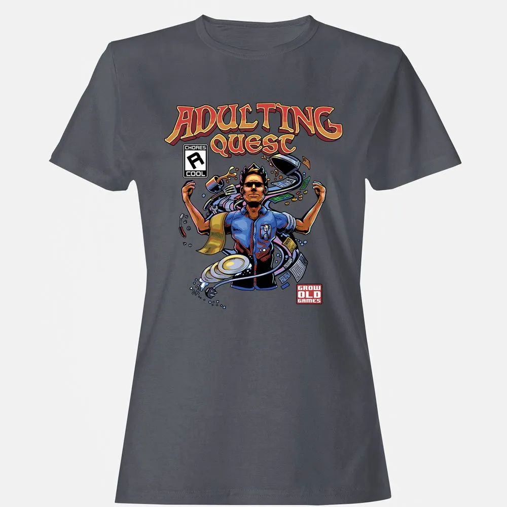 Women's T-Shirt - AT2CF5GD - Dark Heather - 5