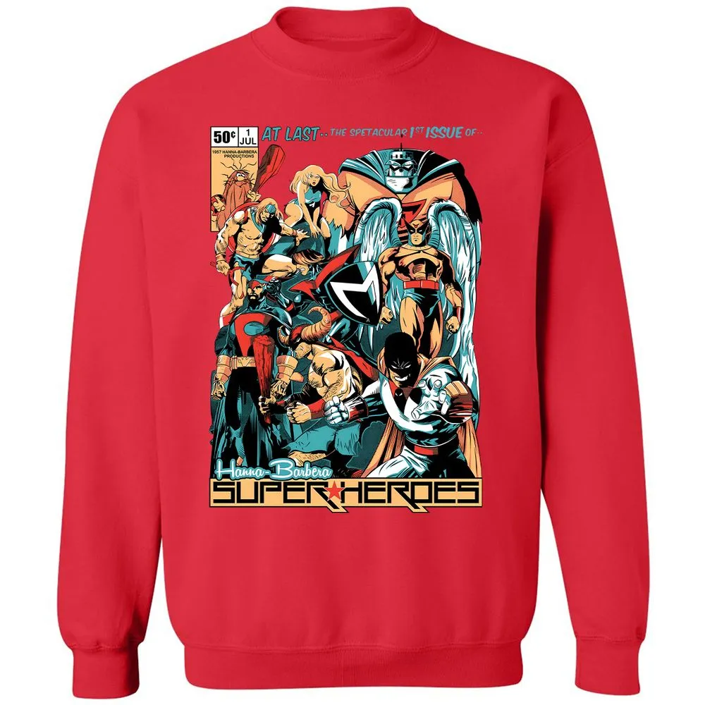 Classic Unisex Sweatshirt - X7M24QCP - Red - 5