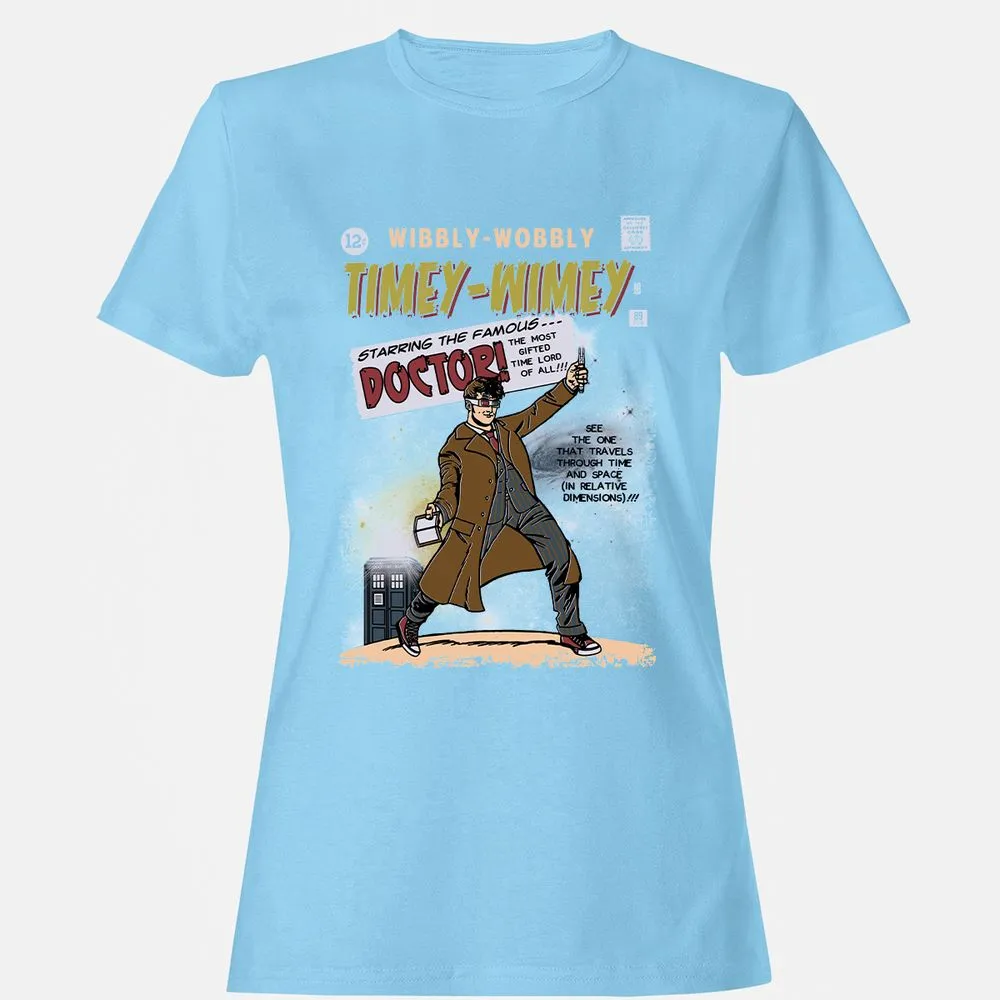 Women's T-Shirt - CE7KT7PV - Light Blue - 8
