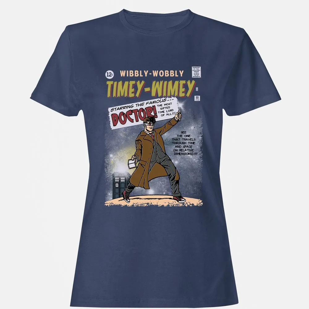 Women's T-Shirt - CE7KT7PV - Navy - 10