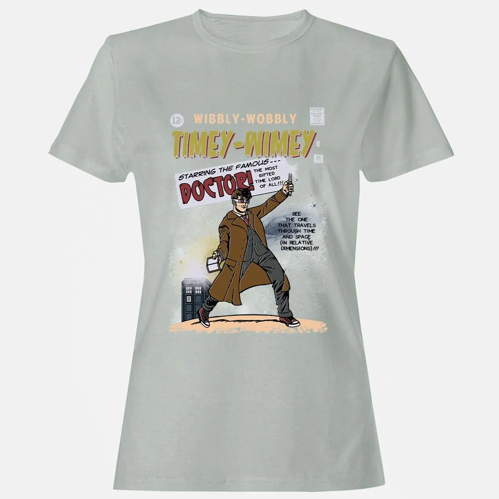 Women's T-Shirt - CE7KT7PV - Ash - 2