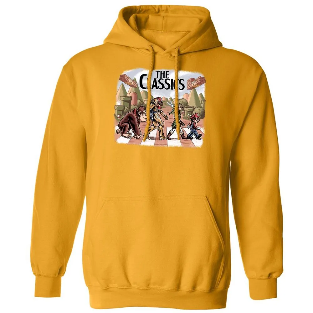 Classic Unisex Hoodie - P1G65DSD - Gold - 12