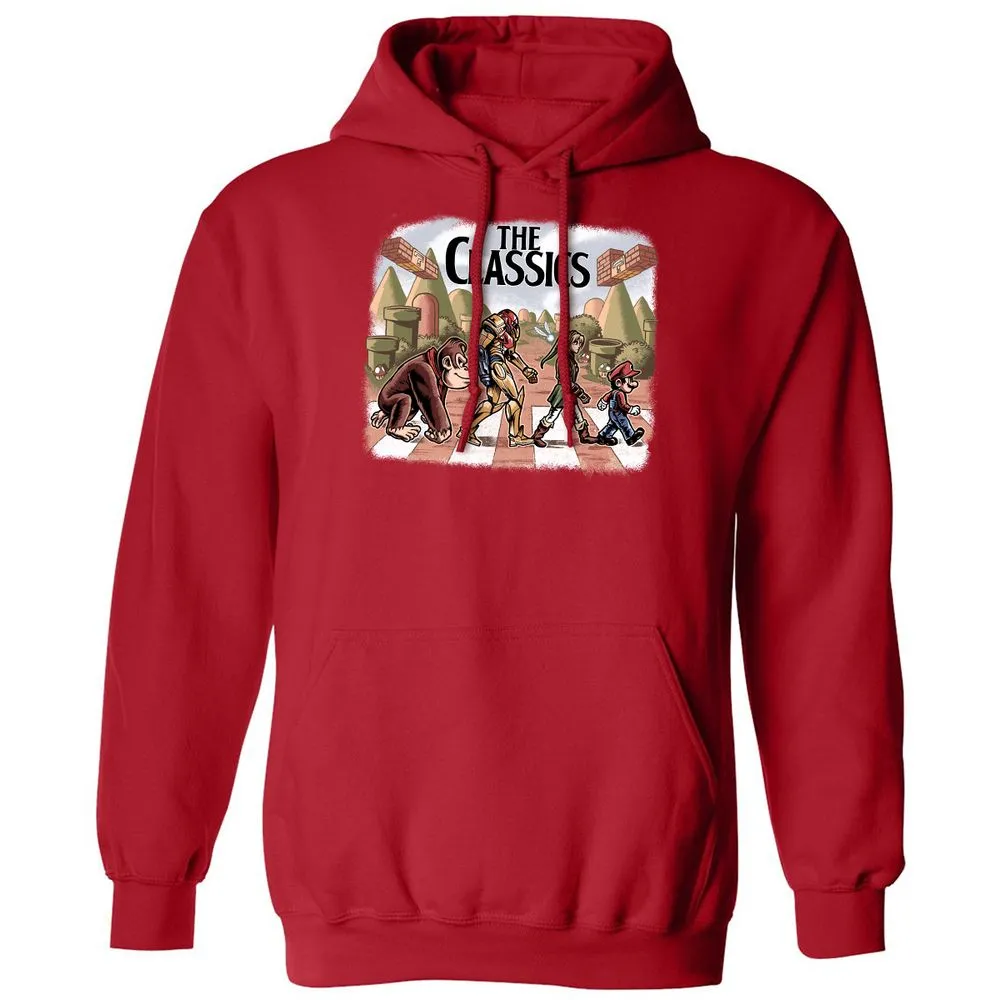 Classic Unisex Hoodie - P1G65DSD - Red - 5