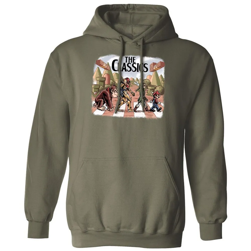 Classic Unisex Hoodie - P1G65DSD - Military Green - 4