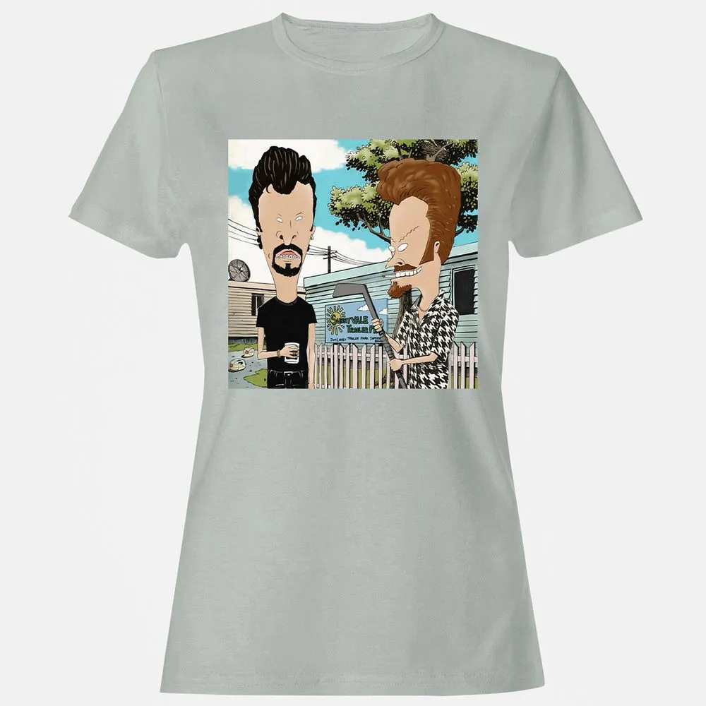 Women's T-Shirt - LF6D3X8Y - Ash - 2