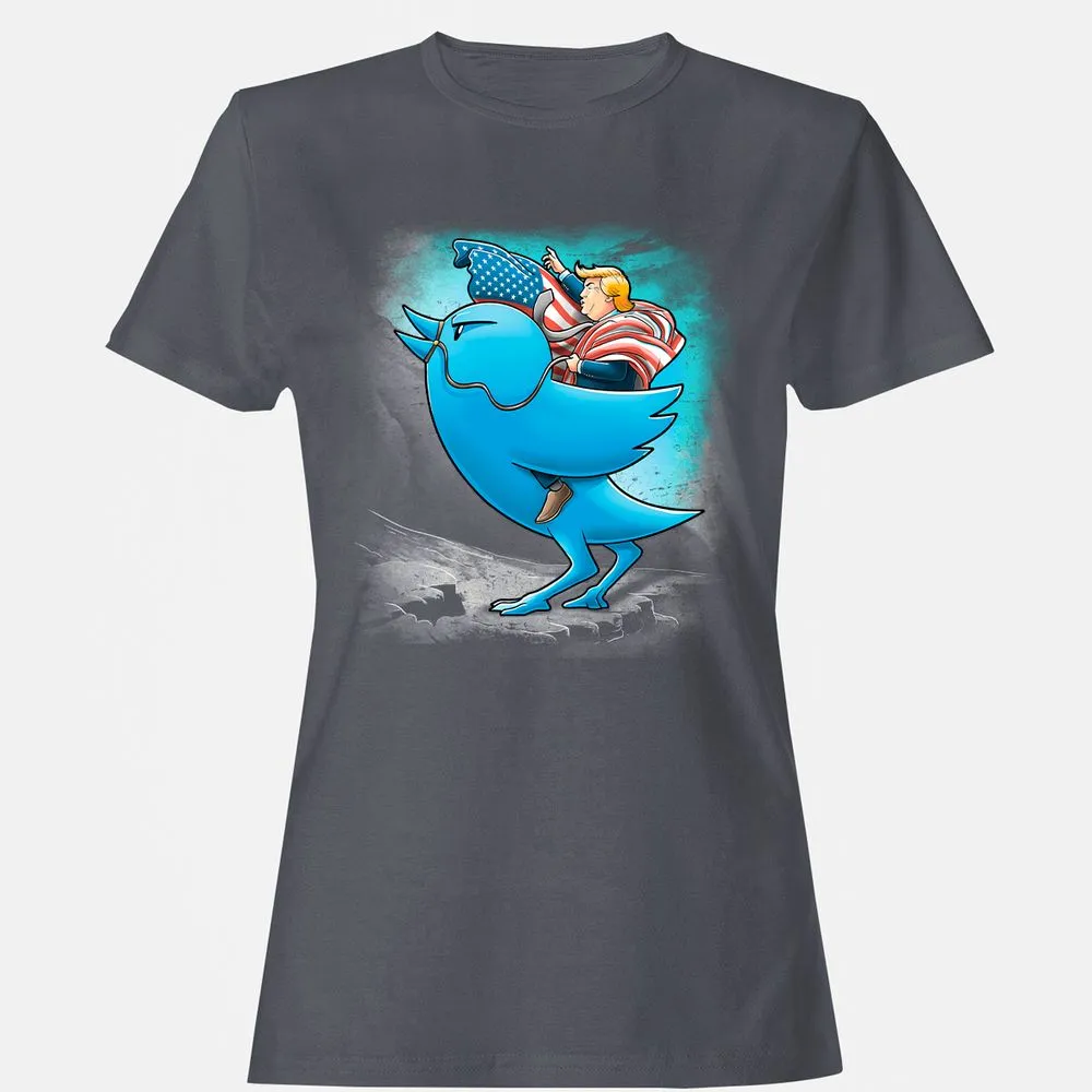 Women's T-Shirt - 8C8XX3AU - Dark Heather - 5