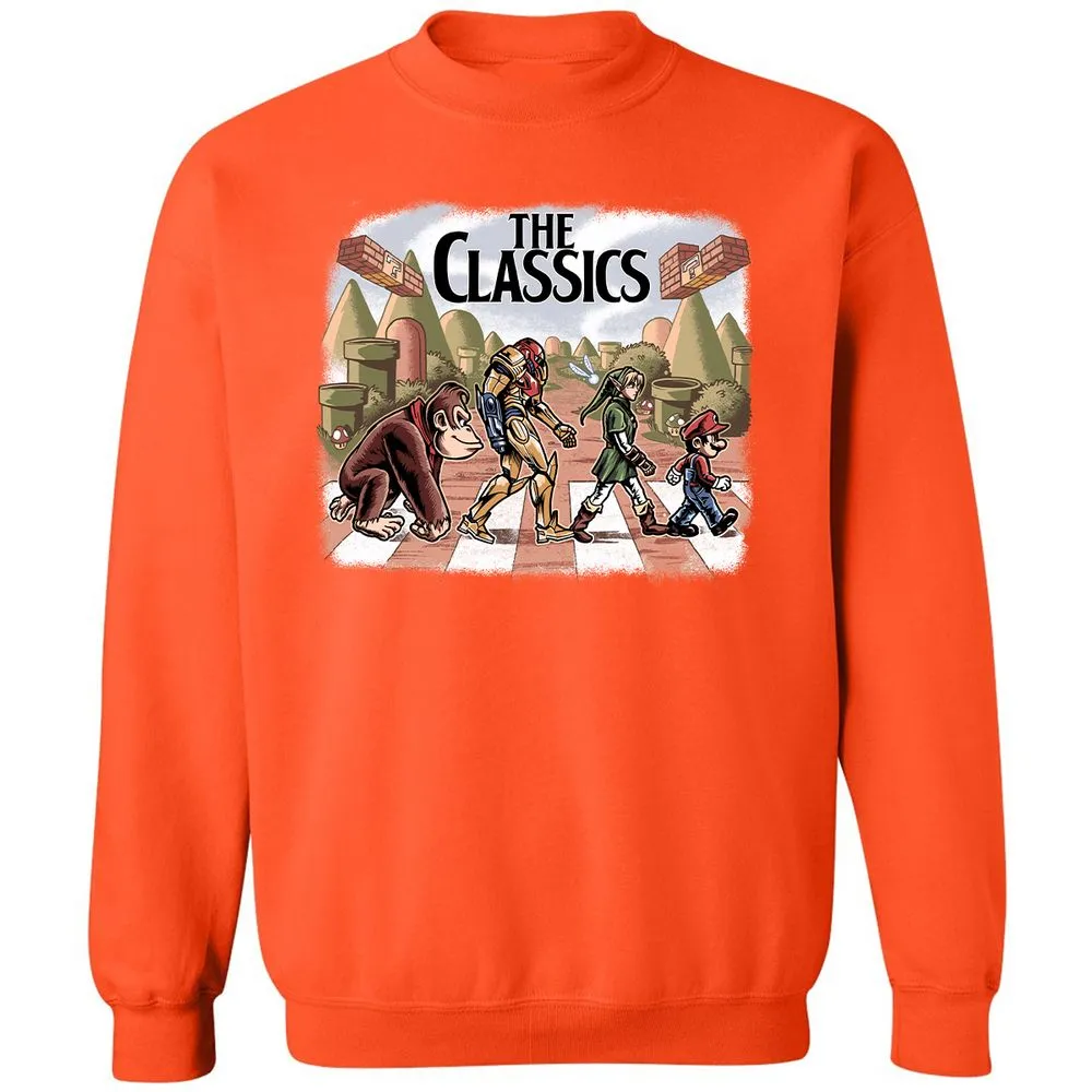 Classic Unisex Sweatshirt - TLSBRKJ1 - Orange - 10