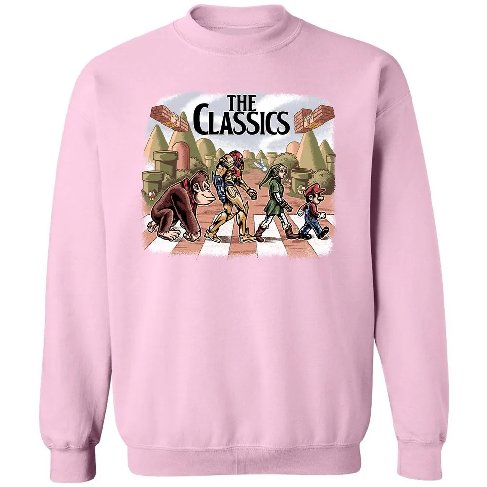 Classic Unisex Sweatshirt - TLSBRKJ1 - Light Pink - 3