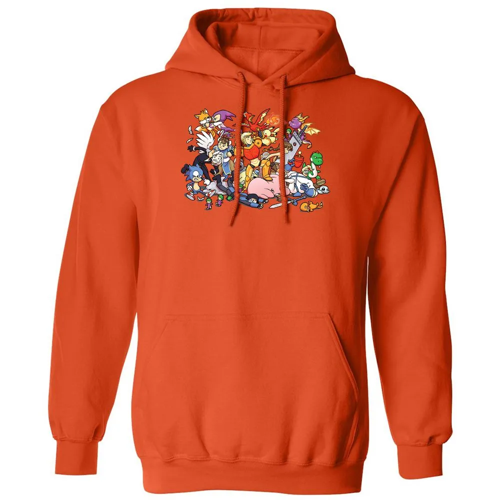 Classic Unisex Hoodie - DJZSD97W - Orange - 10