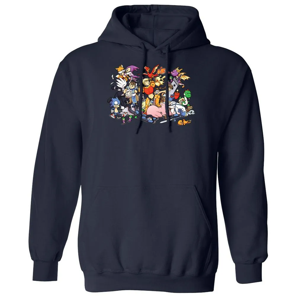 Classic Unisex Hoodie - DJZSD97W - Navy - 2