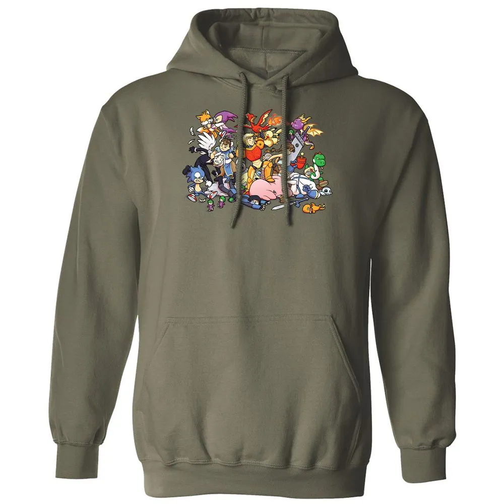 Classic Unisex Hoodie - DJZSD97W - Military Green - 4