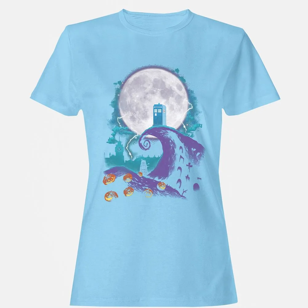 Women's T-Shirt - 3PFLHUX4 - Light Blue - 8