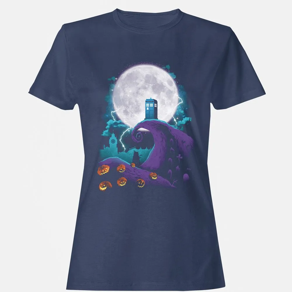Women's T-Shirt - 3PFLHUX4 - Navy - 10
