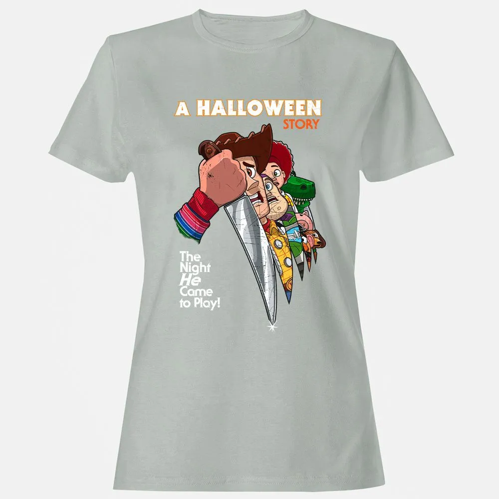 Women's T-Shirt - SE6VJPQX - Ash - 2