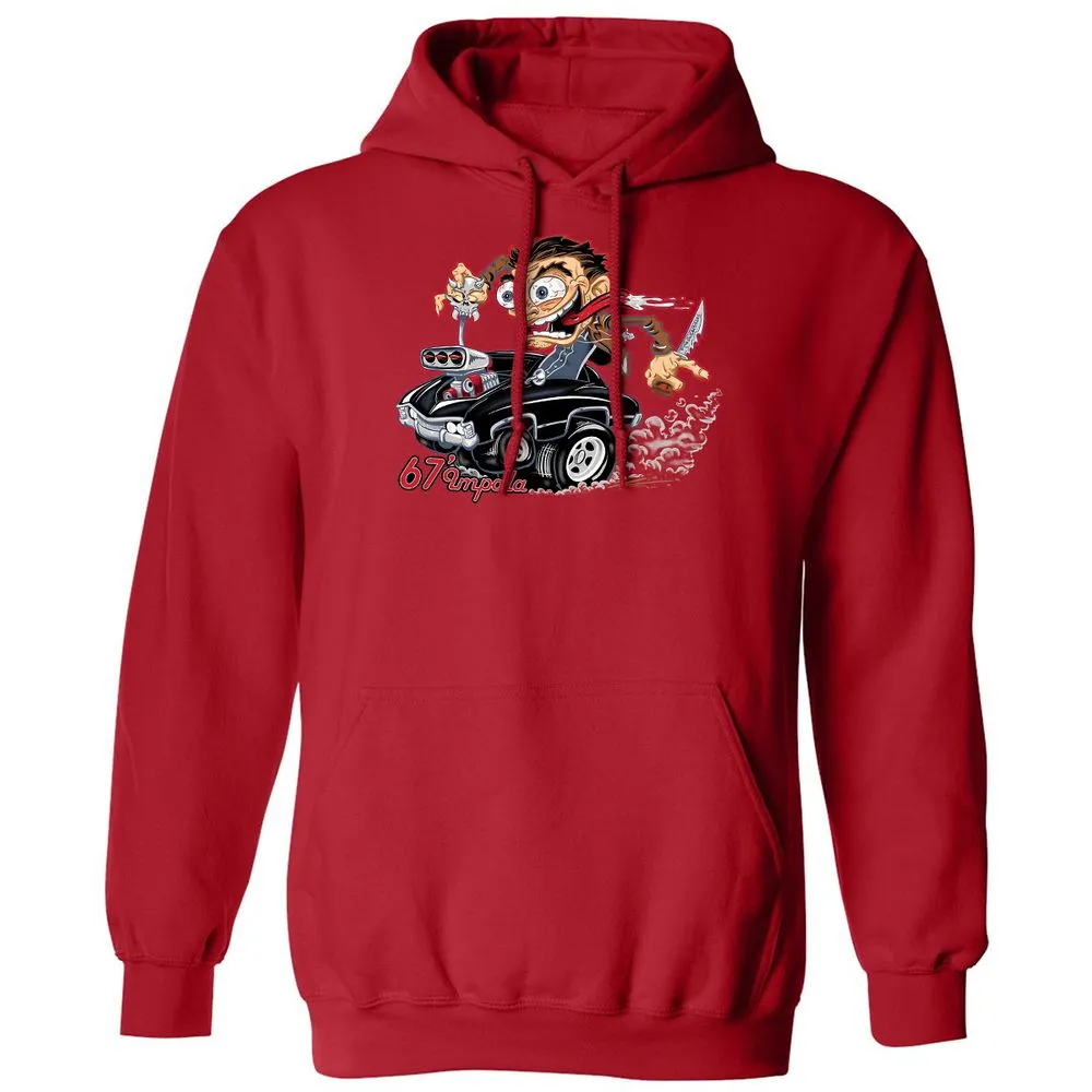 Classic Unisex Hoodie - V2DKU1V2 - Red - 5