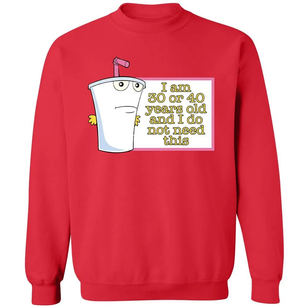 Classic Unisex Sweatshirt - RPN7D8RX - Red - 5