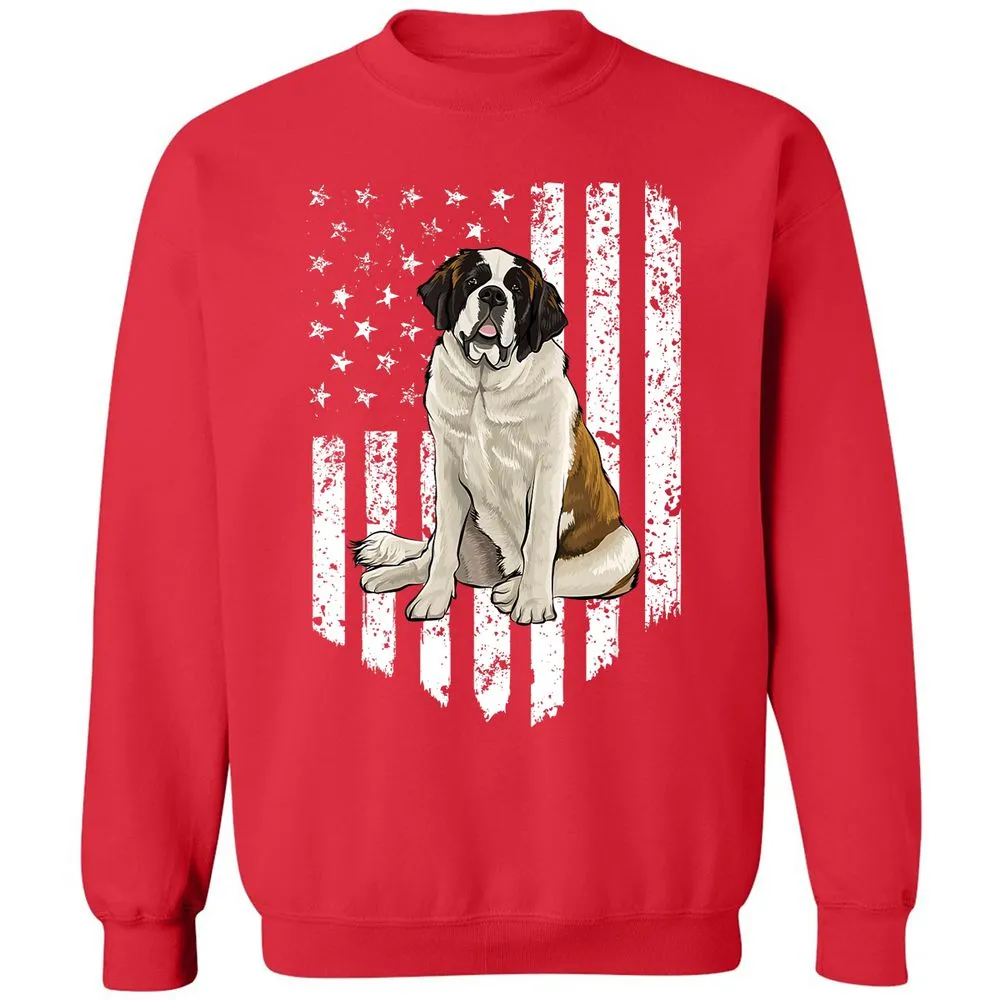 Classic Unisex Sweatshirt - M6DPBX8Q - Red - 5