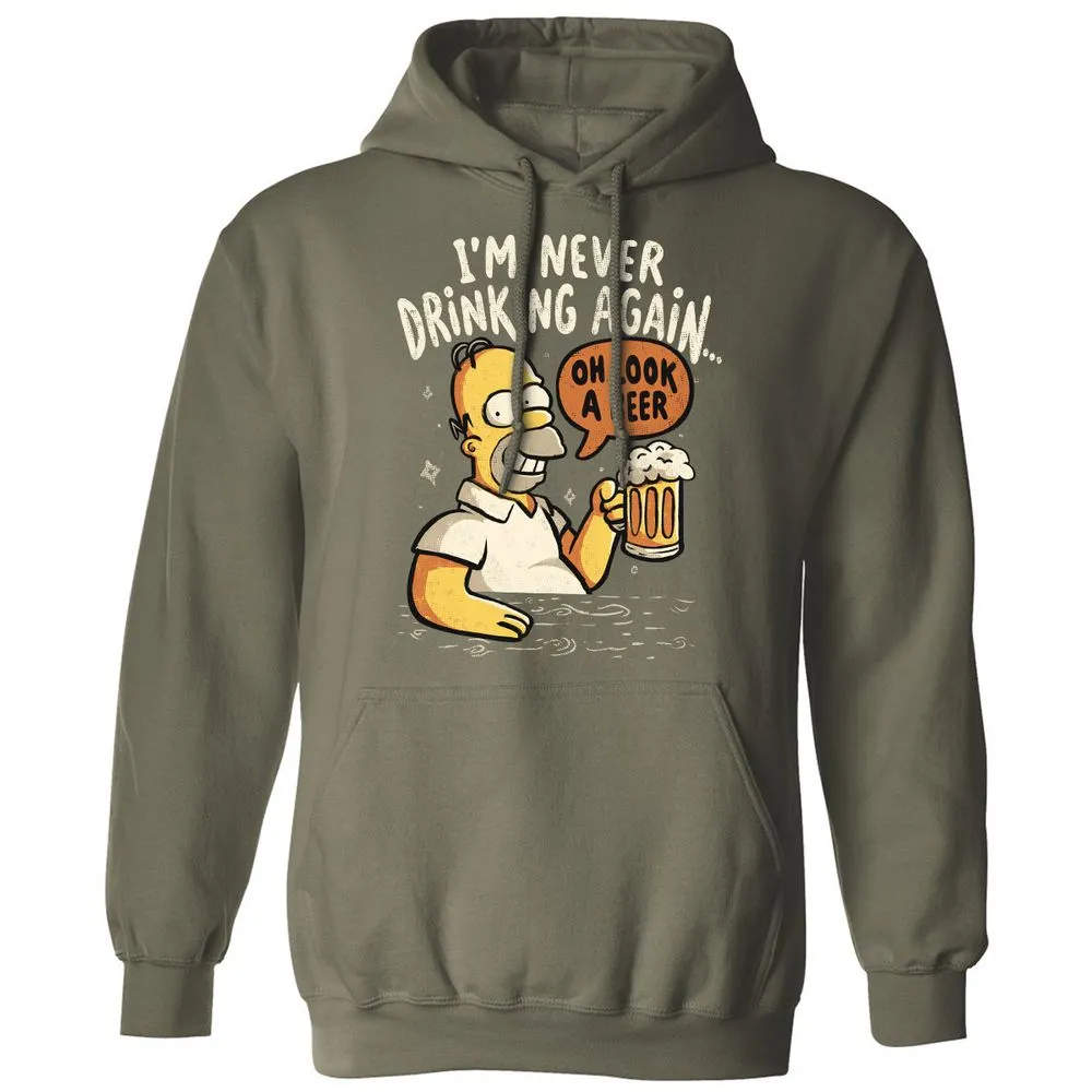 Classic Unisex Hoodie - TS6NVQFX - Military Green - 4