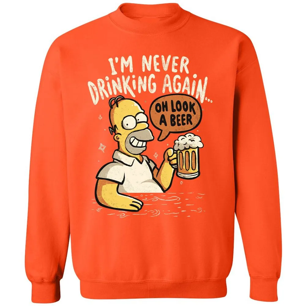 Classic Unisex Sweatshirt - 9YZJYHFU - Orange - 10