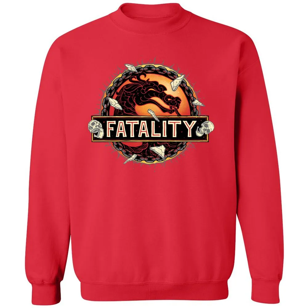 Classic Unisex Sweatshirt - JK5Q4R3H - Red - 5
